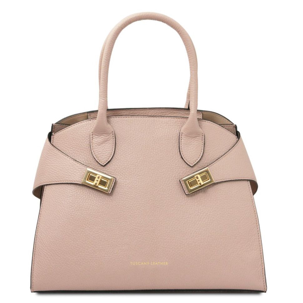 Кожаная сумка Coccola Tuscany TL142421 (Nude)