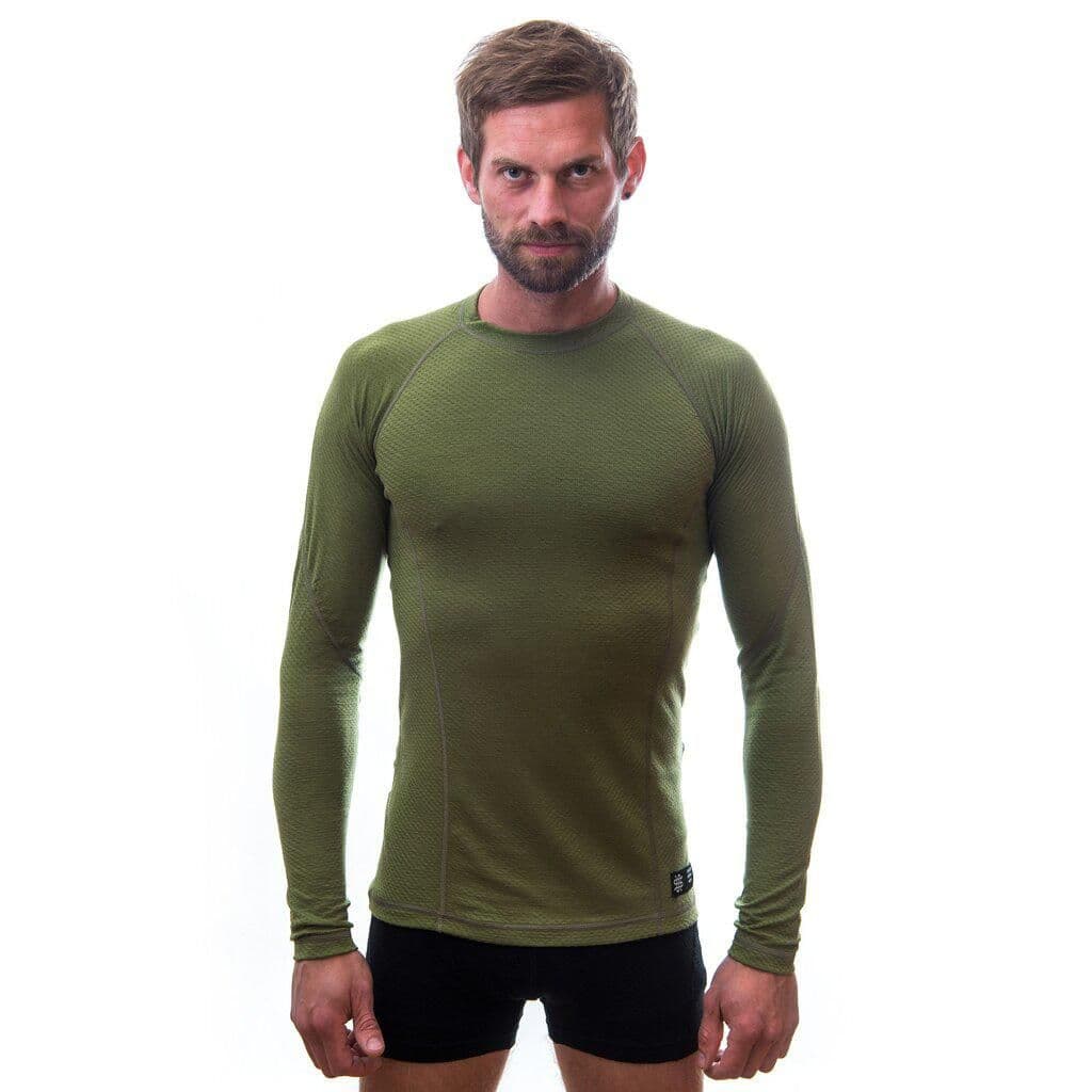 Термофутболка чоловіча Sensor Merino DF LS safari 17200031, SM11M-safari-XXL — 3