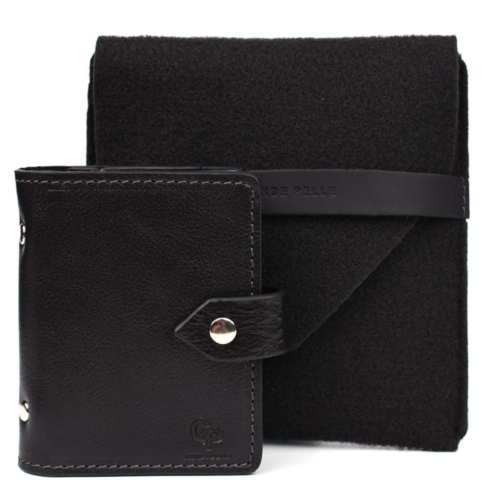 Кардхолдер CardCase черная кожа Grande Pelle 311410