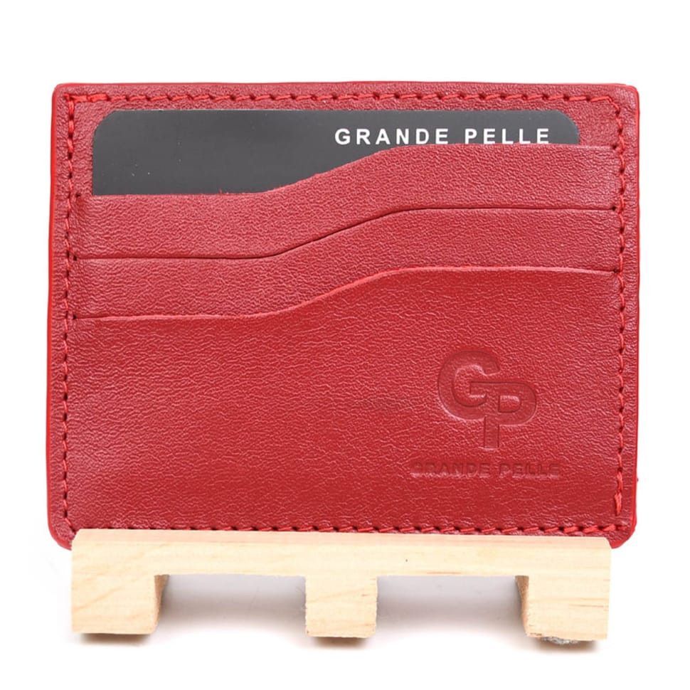 Кардхолдер CardCase, красный Grande Pelle 305660