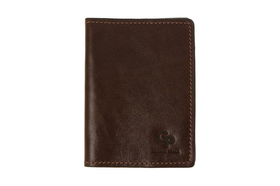Обложка для паспорта, шоколад Grande Pelle 252620 — 3