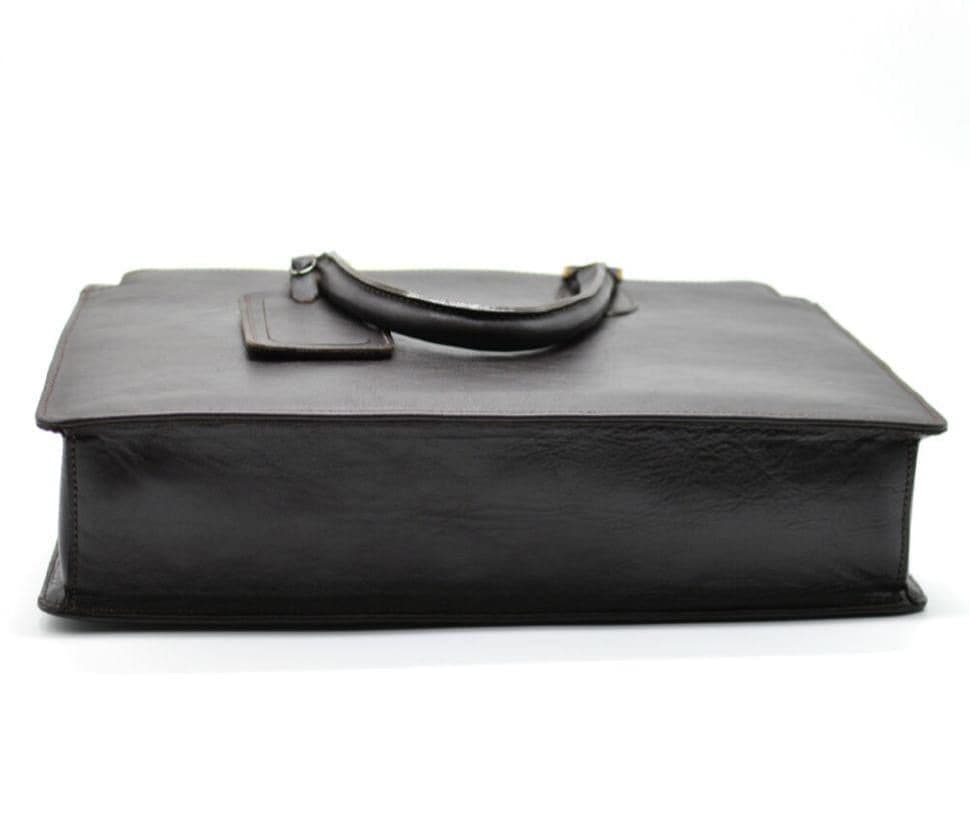 Шкіряний ділової портфель TC-4864-4lx TARWA коричневий — 4