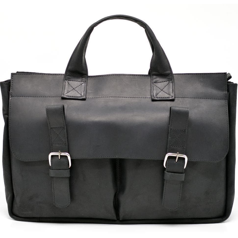 Чоловіча шкіряна сумка RA-7107-1md TARWA, вичинки crazy horse — 2