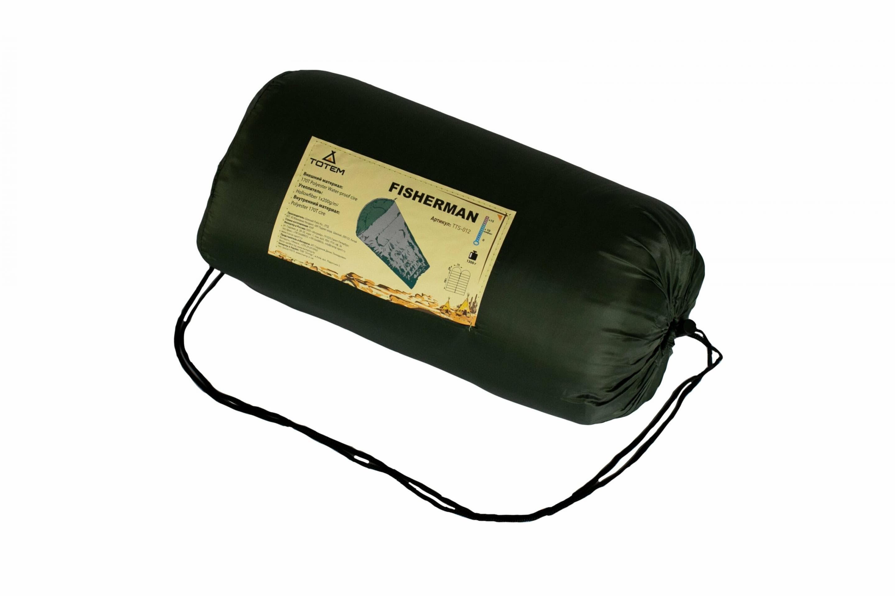 Спальний мішок Totem Fisherman ковдра правий olive 180+40/75 UTTS-012 — 4