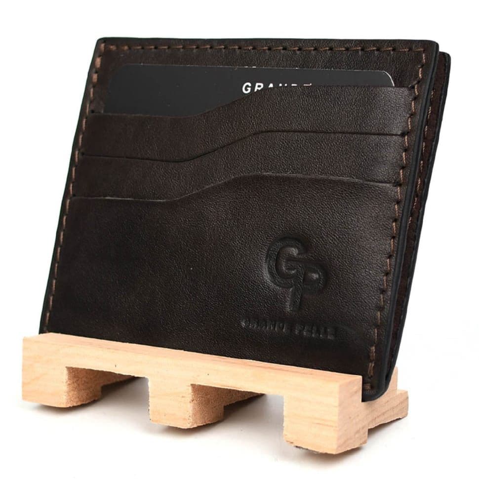 Кардхолдер CardCase, коричневий Grande Pelle 305620 — 2