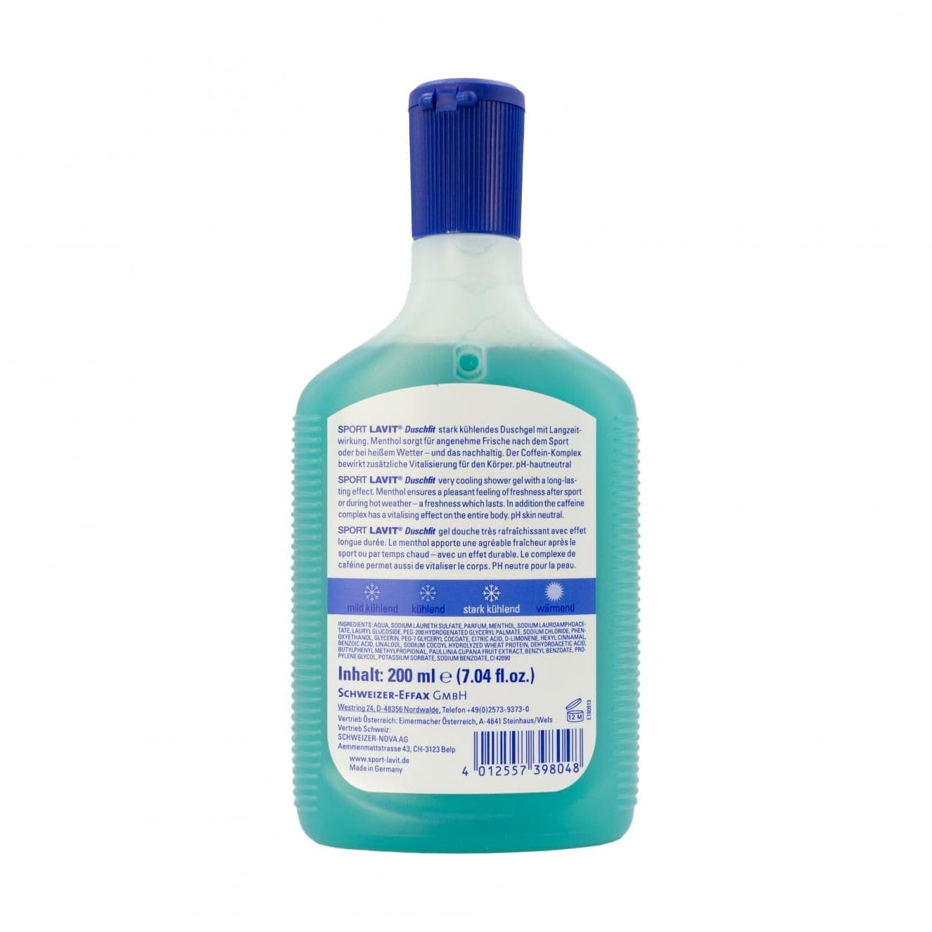 Гель для душу з охолоджуючим ефектом Sport Lavit Shower Fit 200 ml (39804800) — 2