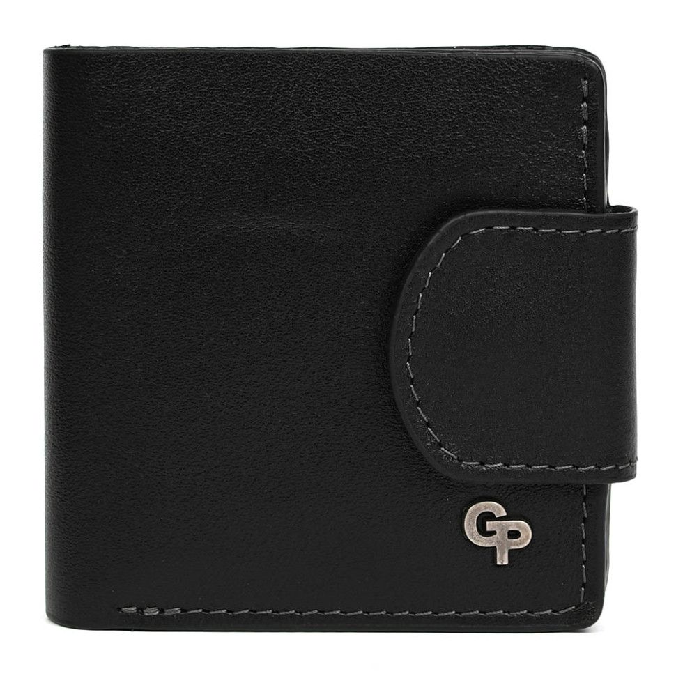 Портмоне с монетницей Grande Pelle 500610 черное