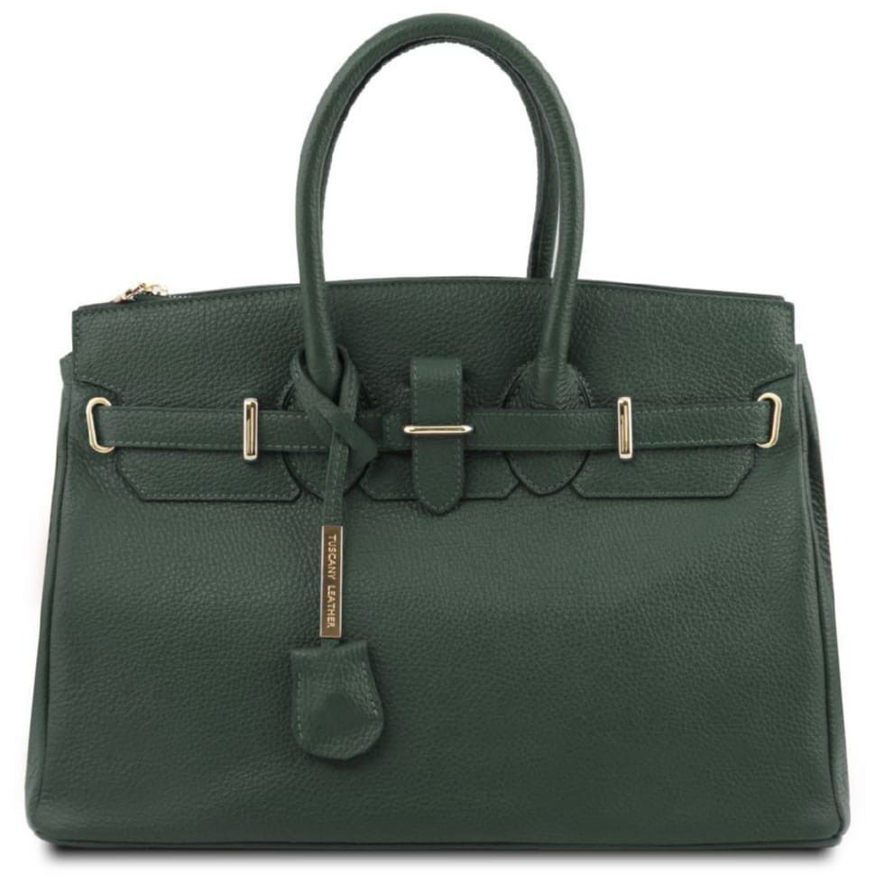 TL Bag Кожаная сумка женская Tuscany TL141529 (Forest Green)