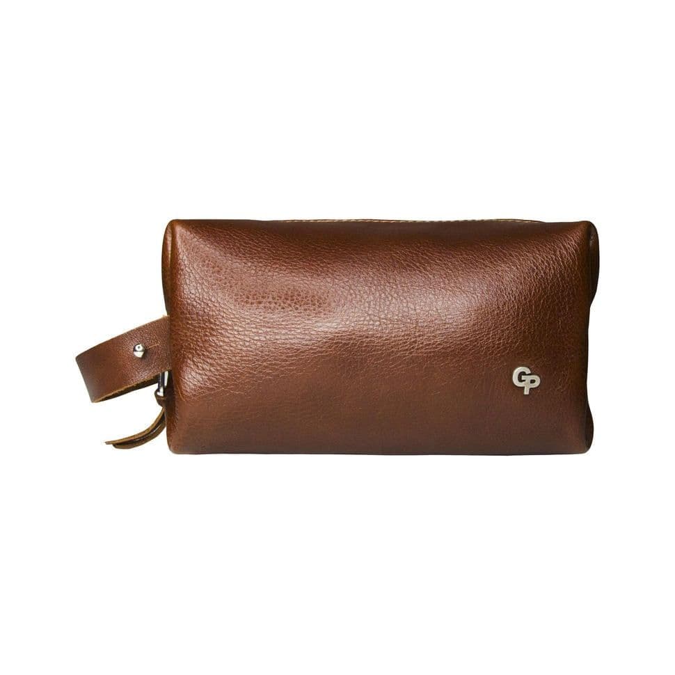 Чоловічий несесер косметичка Grande Pelle 803623 терракот — 4