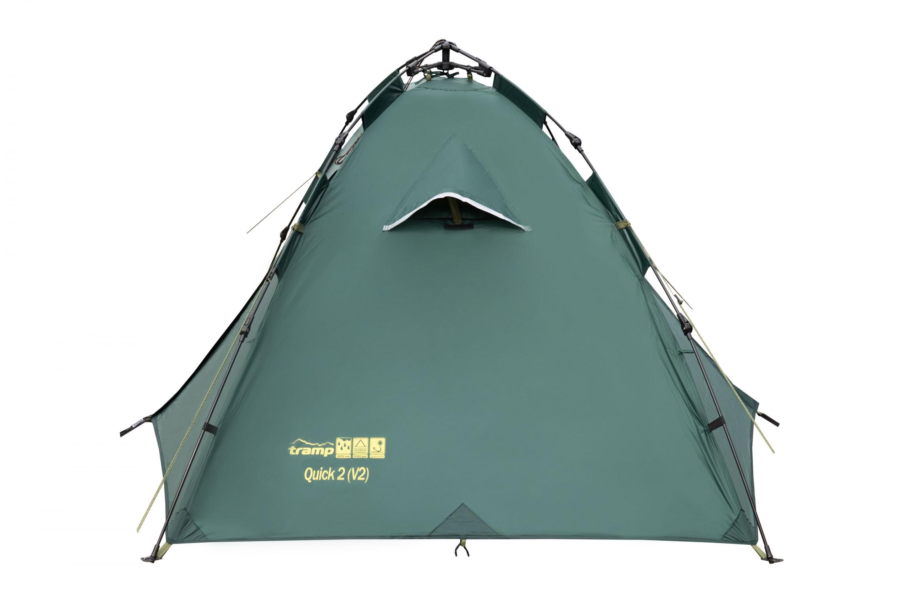 Намет Tramp Quick 2 (v2) green UTRT-096 — 2