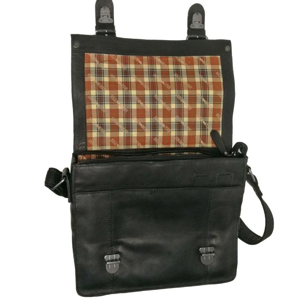 Мужская сумка планшет черного цвета Hill Burry HB4091A — 2