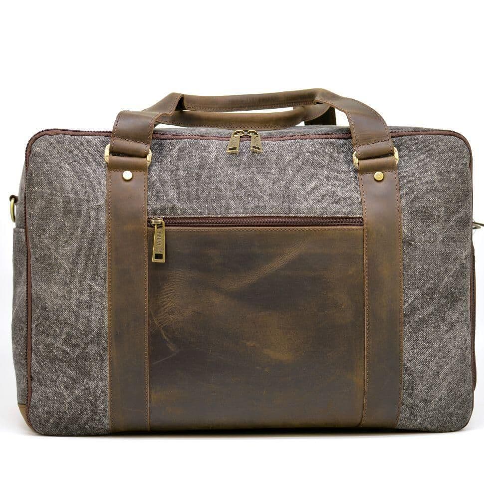 Дорожня комбинированая сумка Canvas і Crazy Horse RG-3032-4lx бренда TARWA — 3