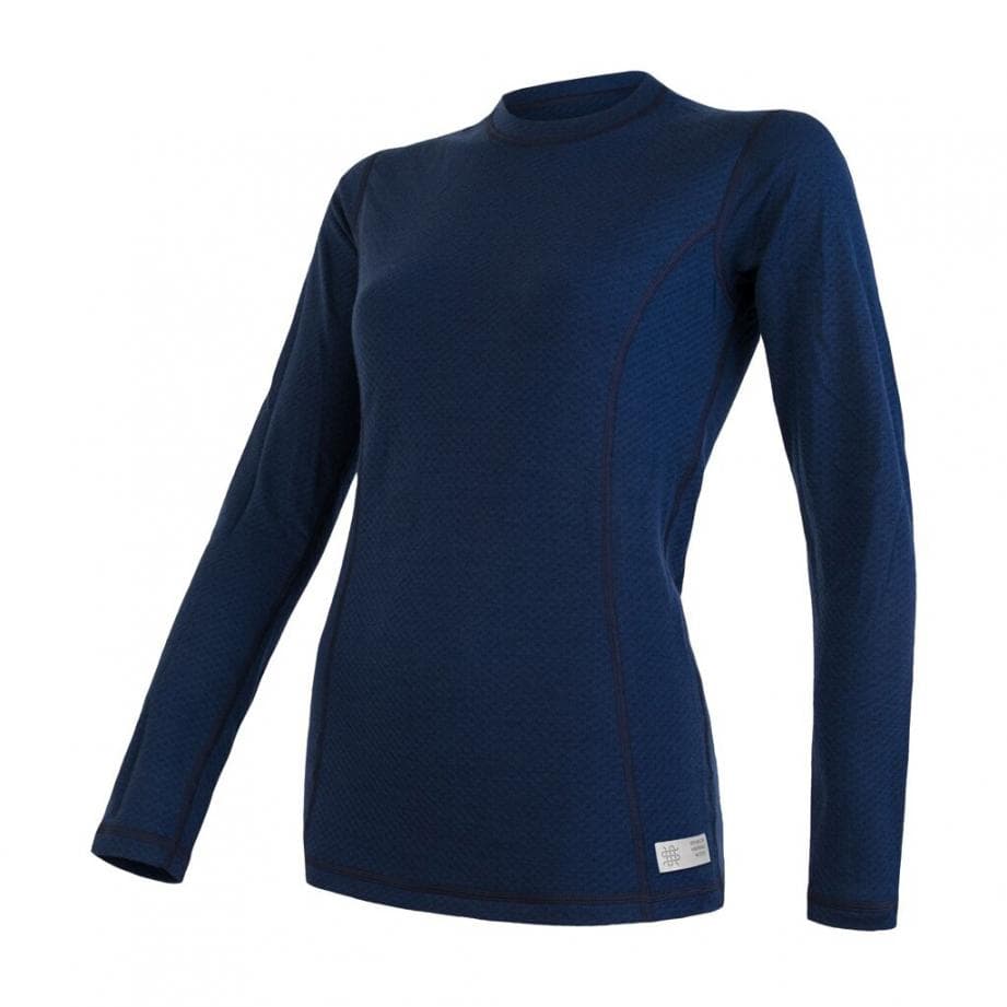 Термофутболка жіноча Sensor Merino DF LS deepblue 19200033, SW11M-deep-blue-L — 1