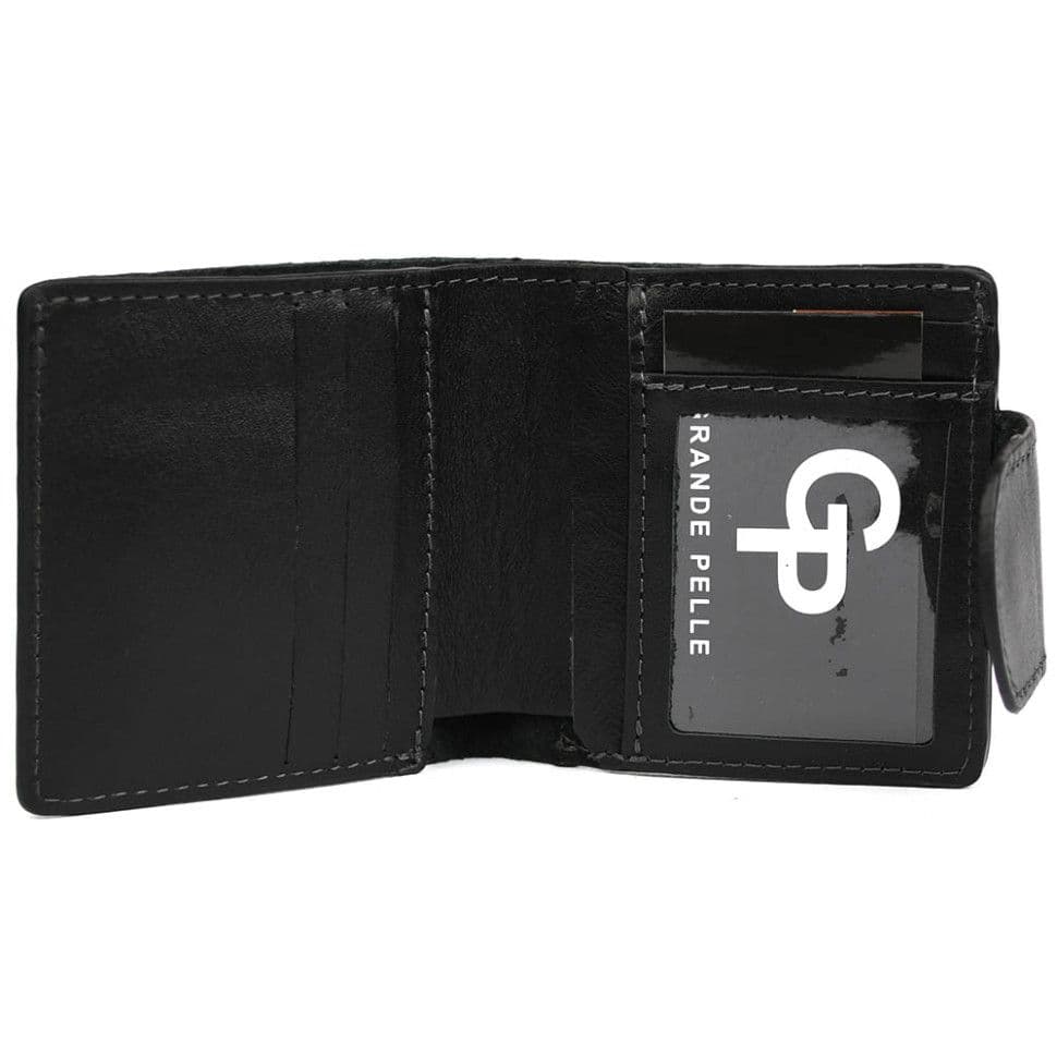 Портмоне с монетницей Grande Pelle 500610 черное — 3