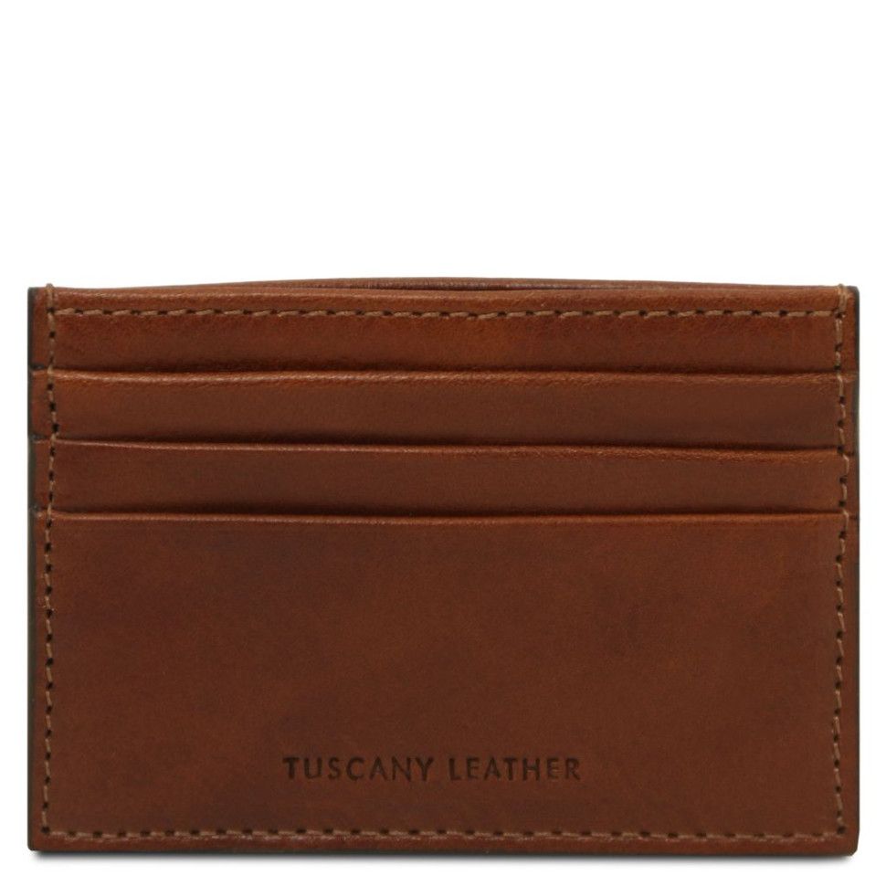 Кожаный кардхолдер Tuscany Leather TL142471 (Коричневый)