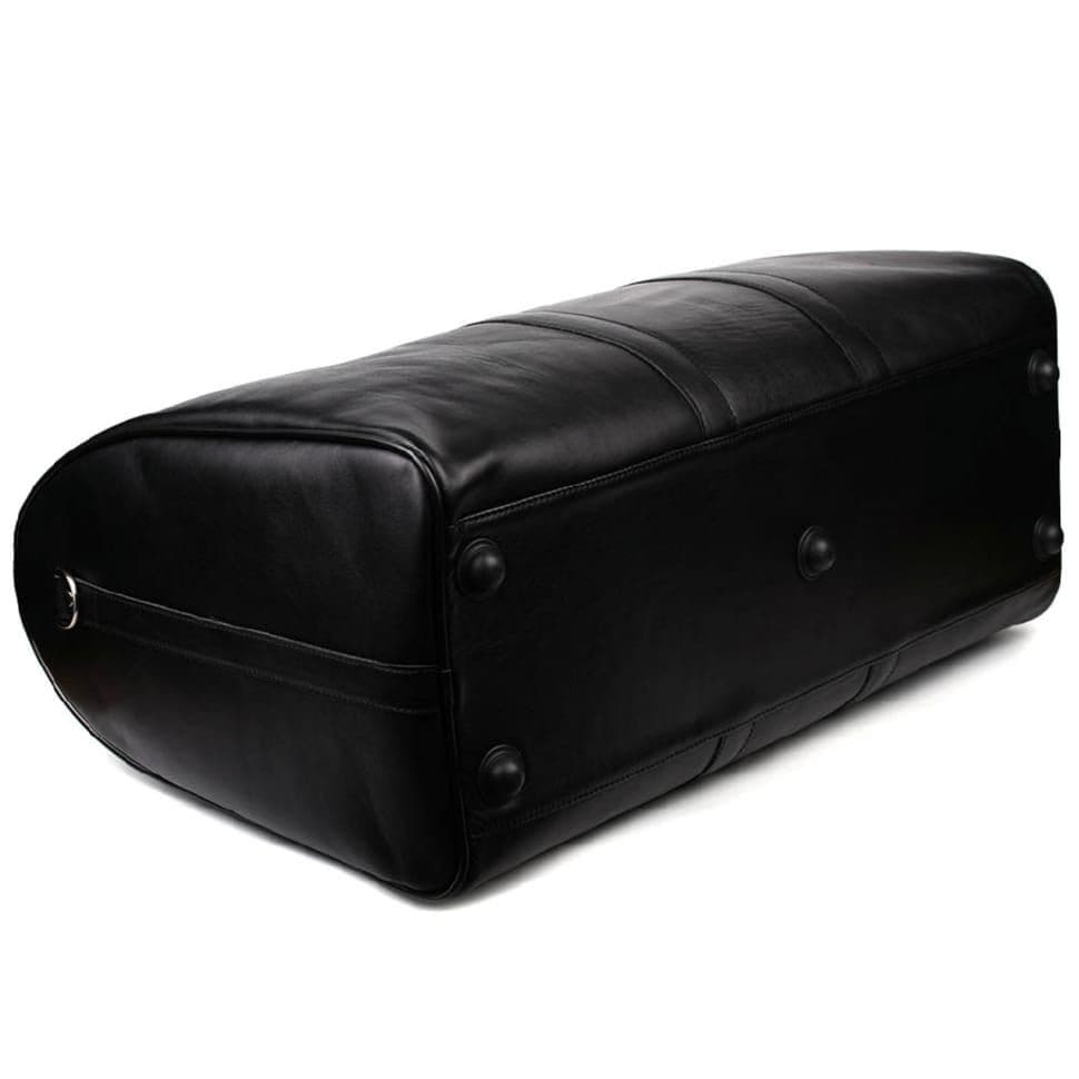 Велика шкіряна дорожня сумка 61см TARWA GA-9551-4lx чорна Наппа — 3