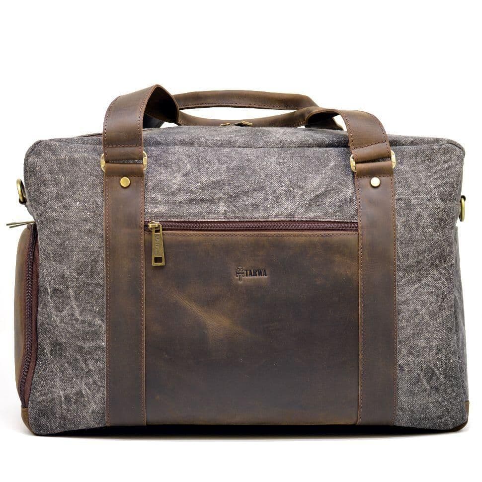 Дорожня комбинированая сумка Canvas і Crazy Horse RG-3032-4lx бренда TARWA — 2