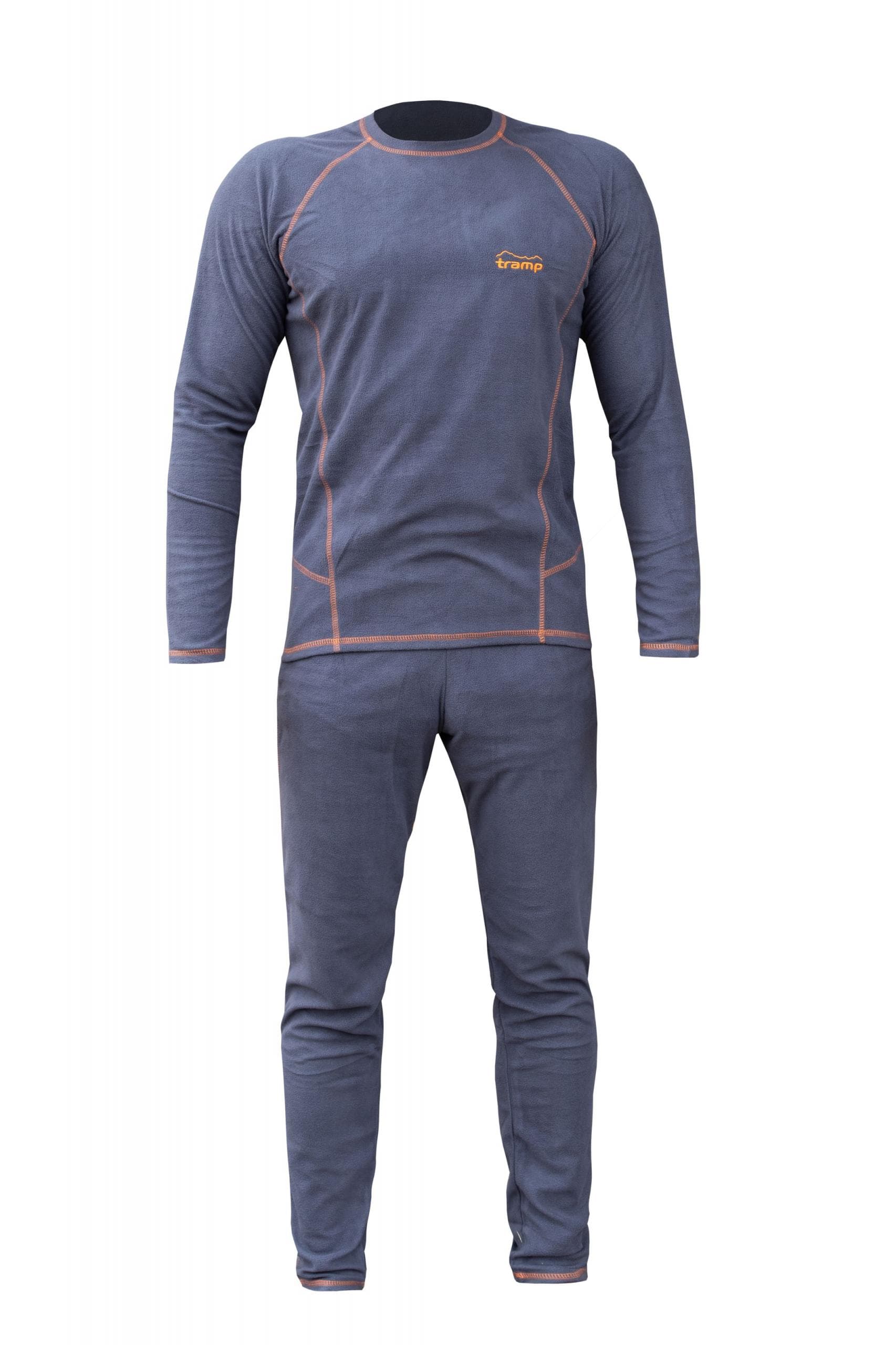 Термобілизна чоловіча Tramp Microfleece комплект (футболка+штани) grey UTRUM-020, UTRUM-020-grey-3XL — 1