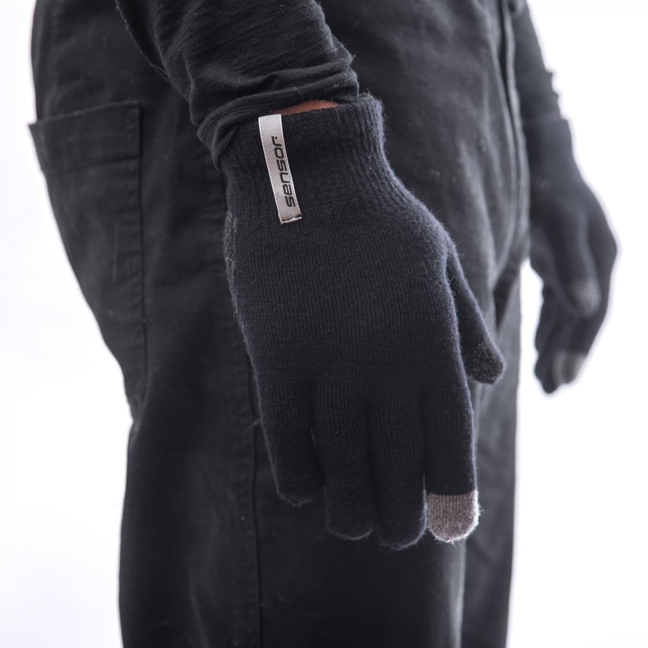 Рукавиці Sensor Merino black 22200116, SU51M-black-L/XL — 4