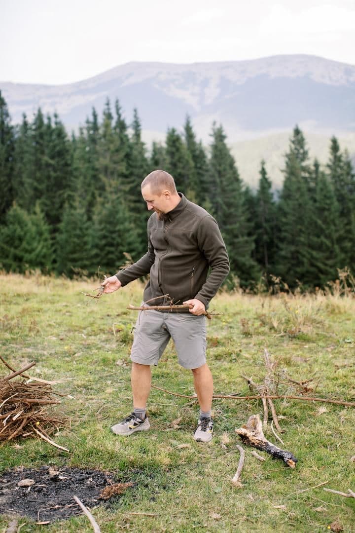 Кофта флісова Tribe Fleece Jacket Full Zip T-KJ-0011-olive, 58 — 4