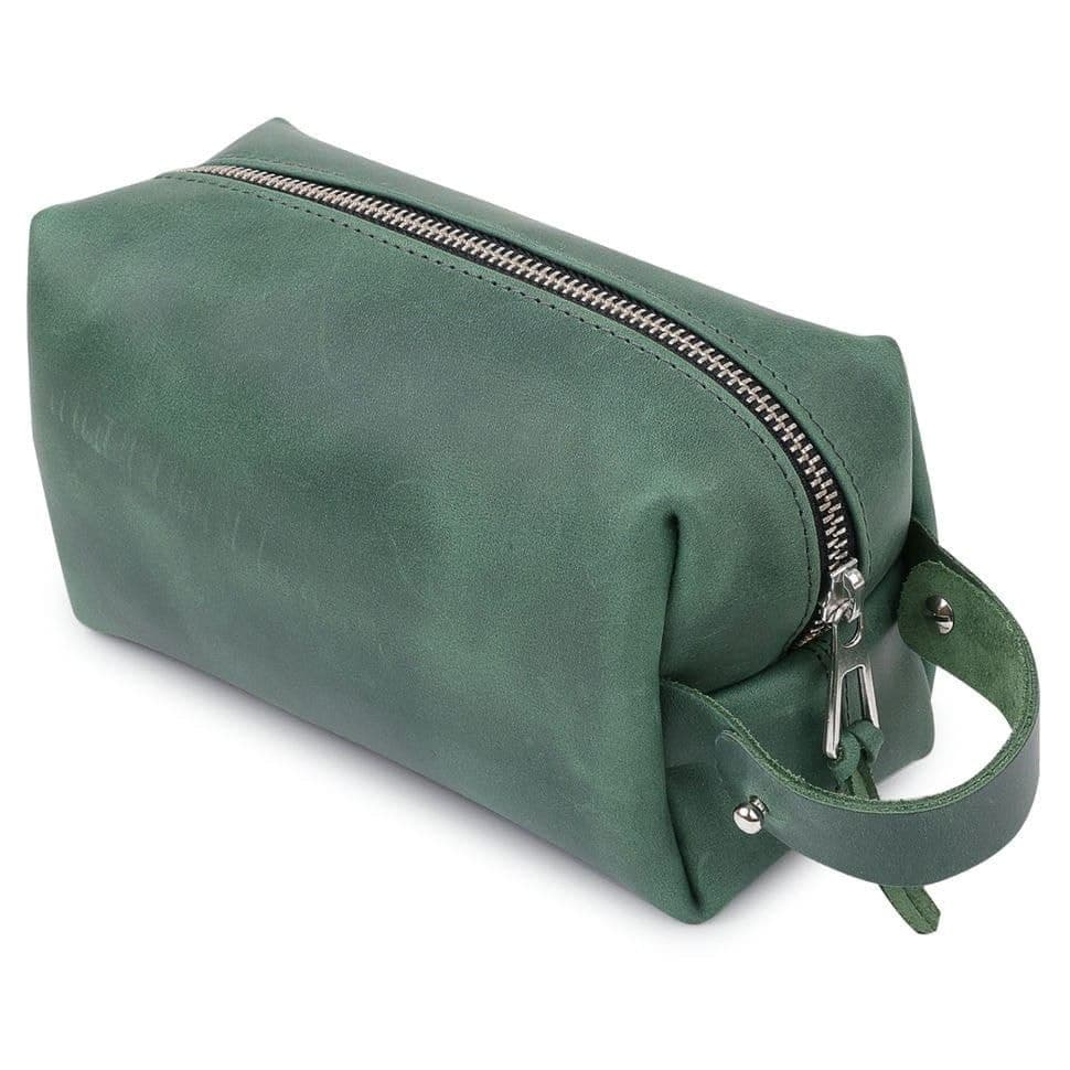 Косметичка несесер зелена Grande Pelle 803191 — 2