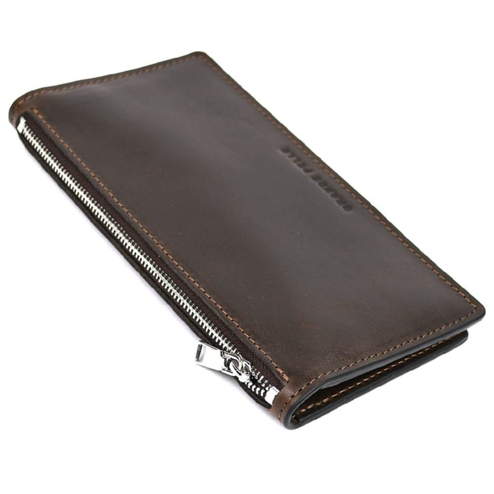 Кошелек клатч мужской кожаный на молнии Grande Pelle 520620
