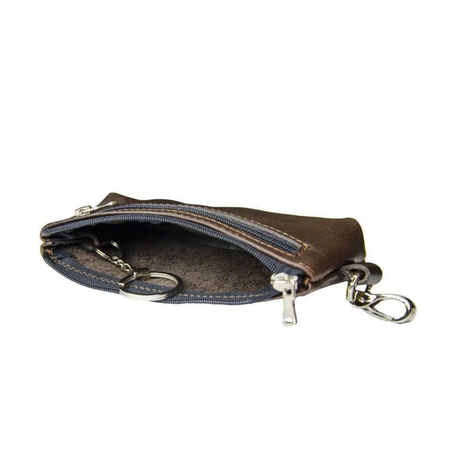 Ключниця Borsetta темно коричнева Grande Pelle 401620 — 4