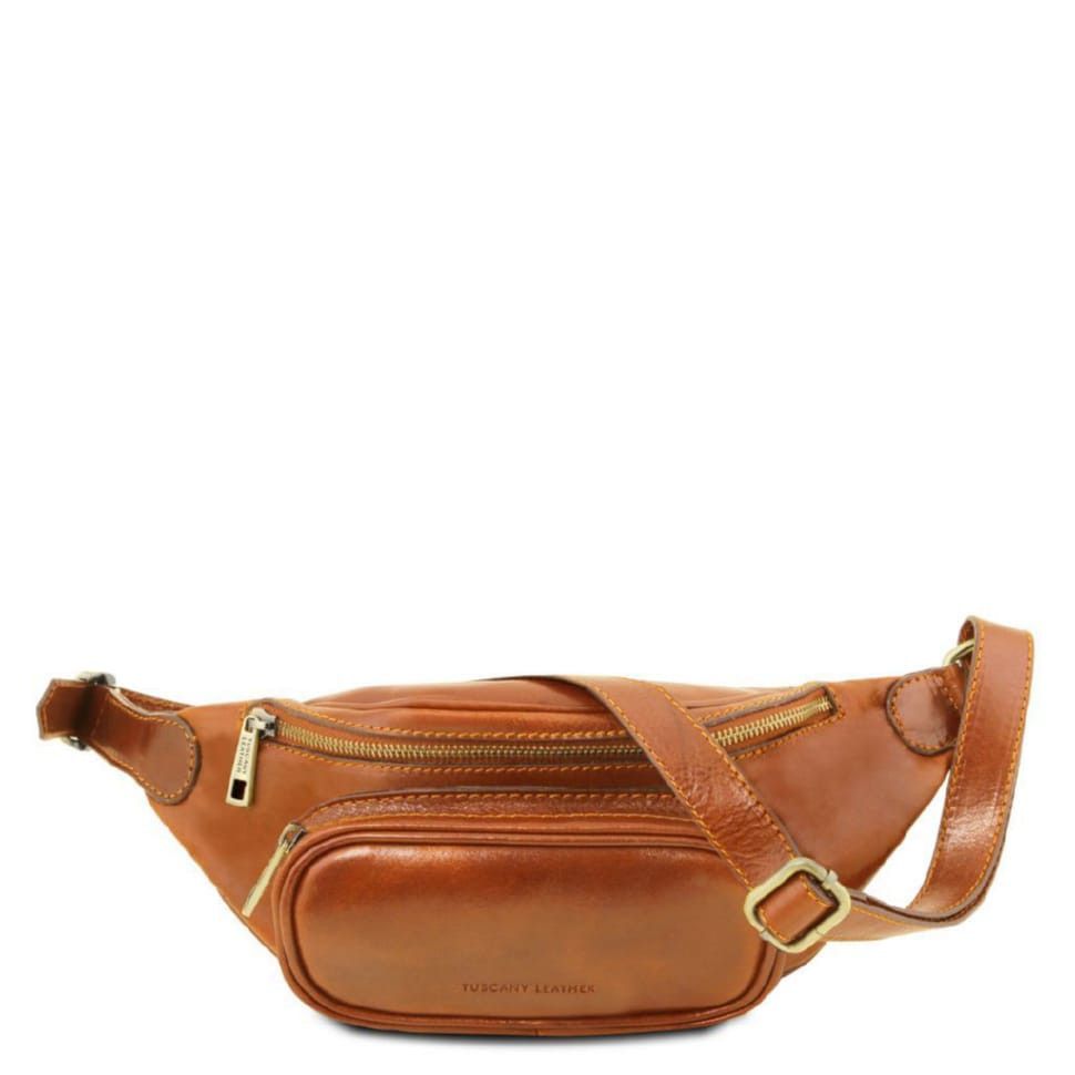 Напоясная кожаная сумка TL141797 TUSCANY LEATHER (Мед)