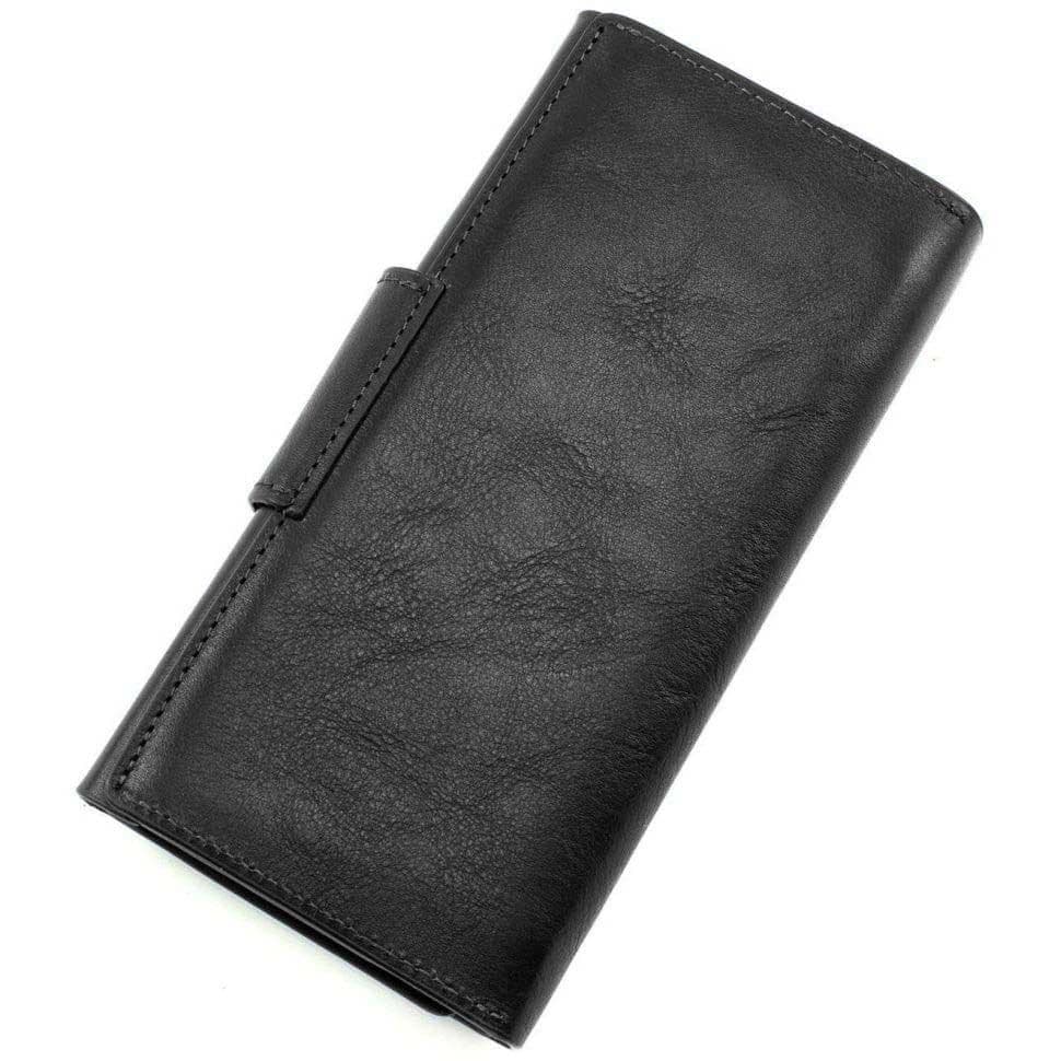 Портмоне Grande Pelle 533610 мм глянсова шкіра чорне — 4