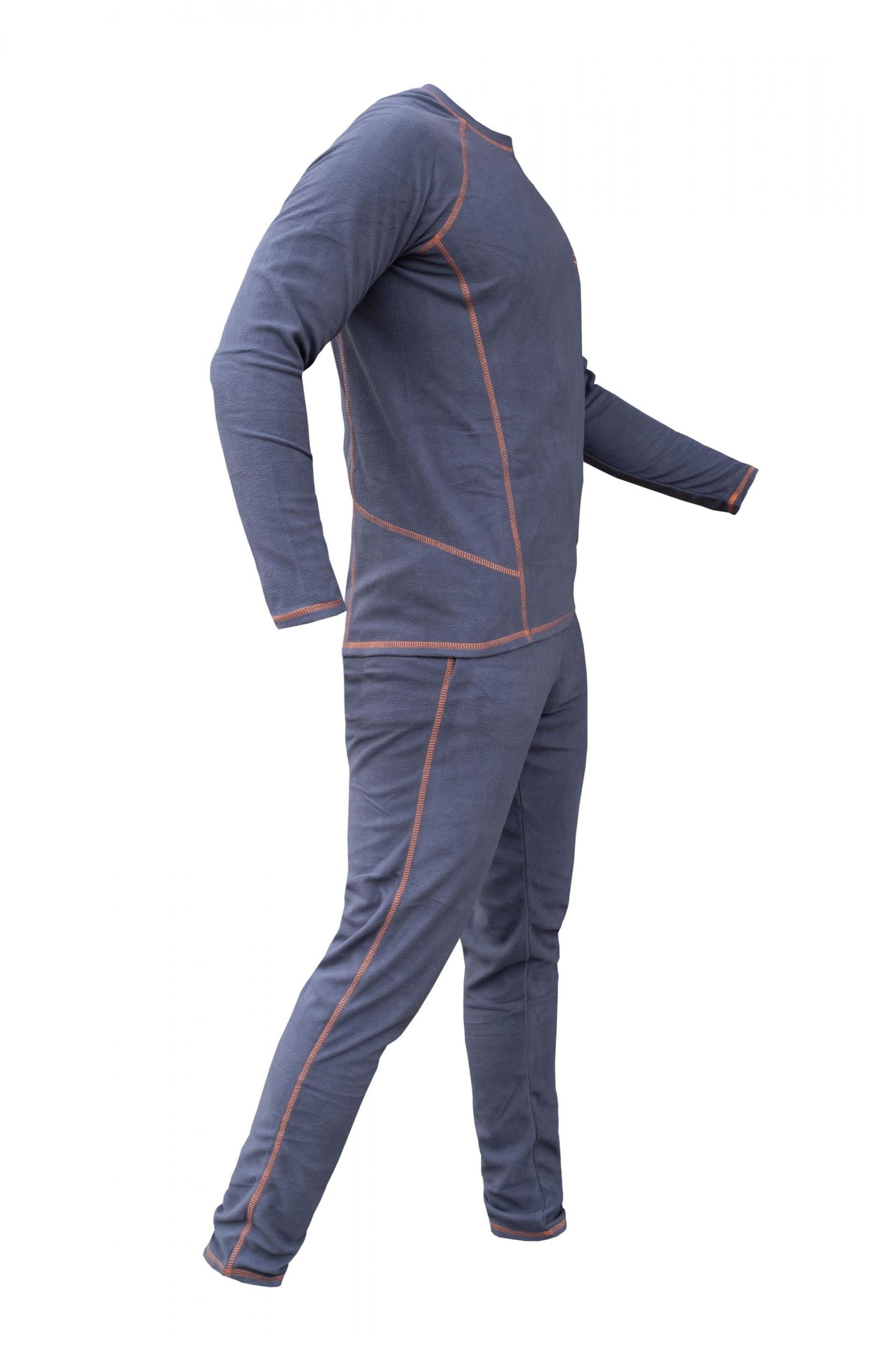 Термобілизна чоловіча Tramp Microfleece комплект (футболка+штани) grey UTRUM-020, UTRUM-020-grey-3XL — 3