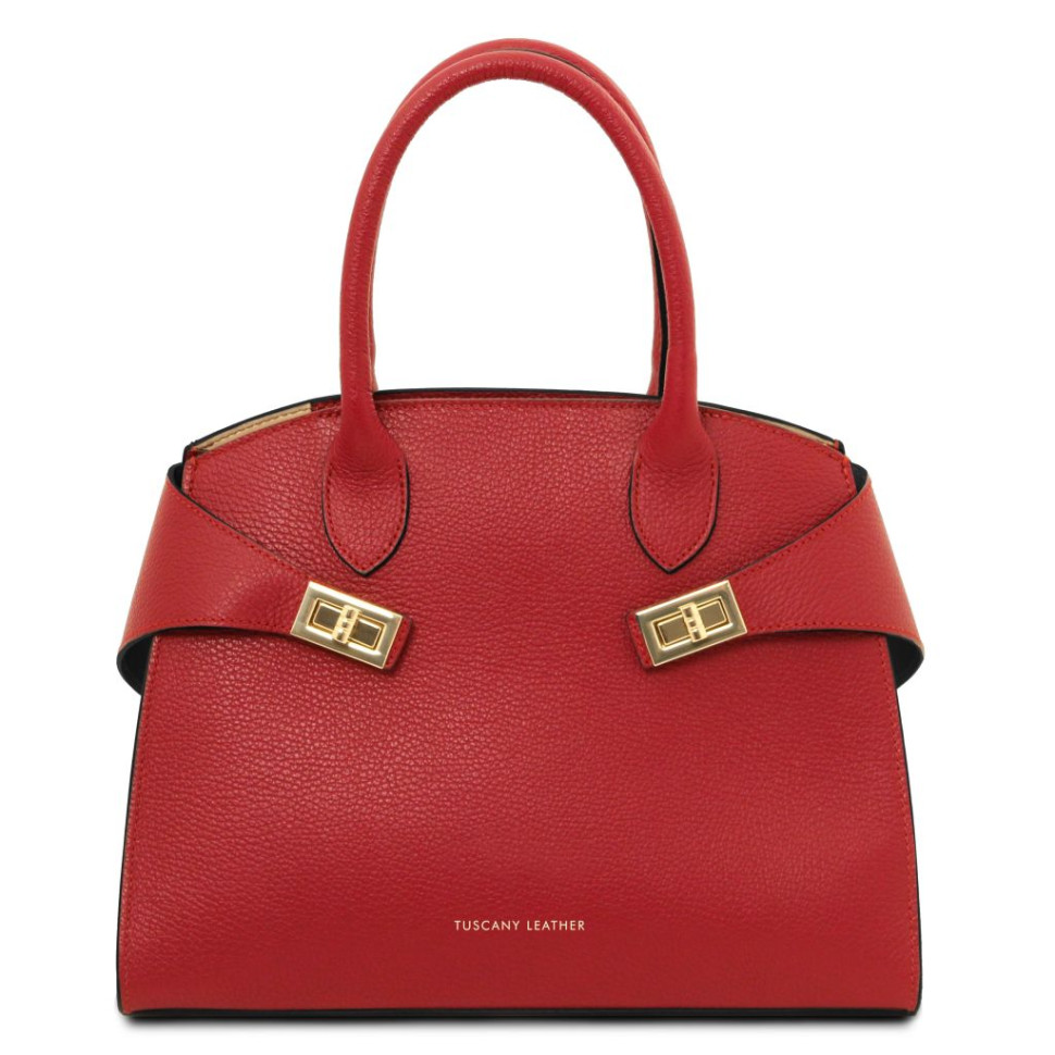 Кожаная сумка Coccola Tuscany TL142421 (Lipstick Red)
