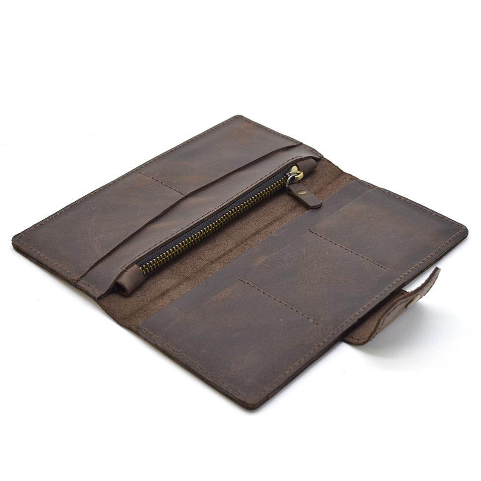 Мужское вертикальное портмоне на кнопке TARWA RC-wall-003 — 3