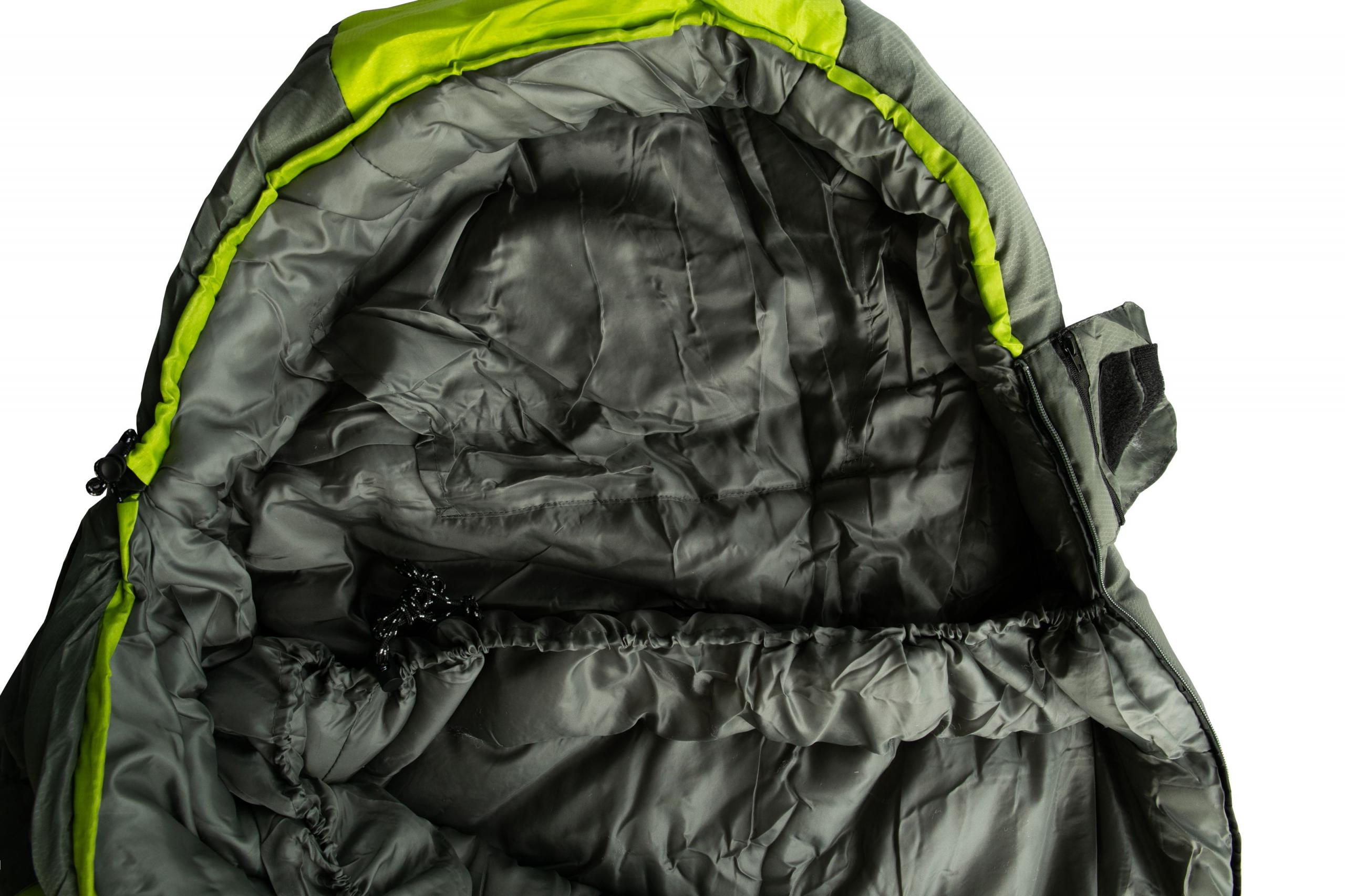 Спальный мешок Tramp Rover Compact кокон левый olive/grey 185/80-55 UTRS-052С — 3