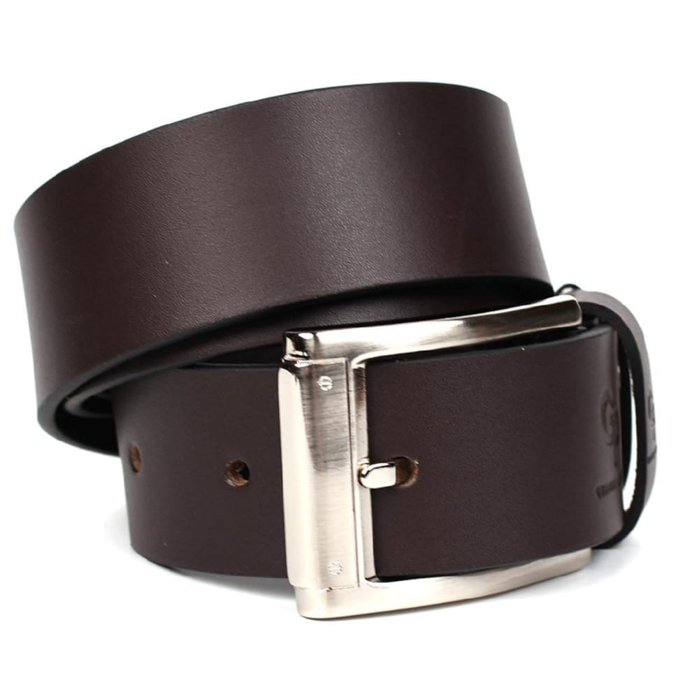 Кожаный ремень GP Grande Pelle 413011500 коричневый — 3