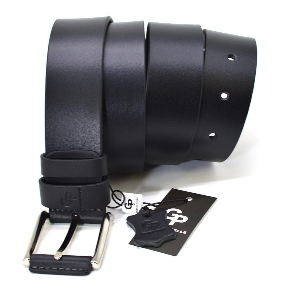 Кожаный ремень Quadro GP Grande Pelle 410013701 черный — 2