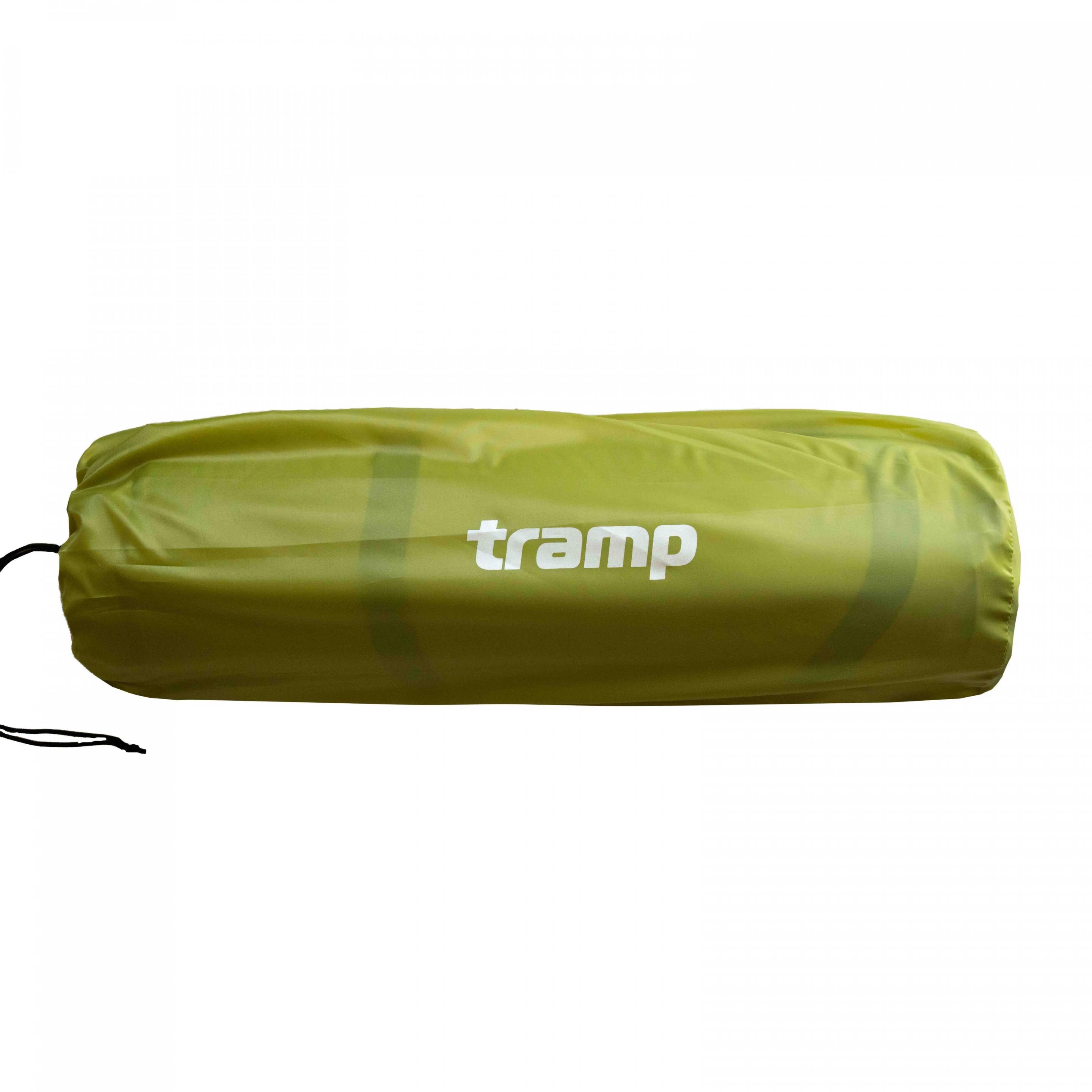 Килимок самонадувний Tramp комфорт з можливістю зістібання olive 190х65х5 UTRI-010 — 3