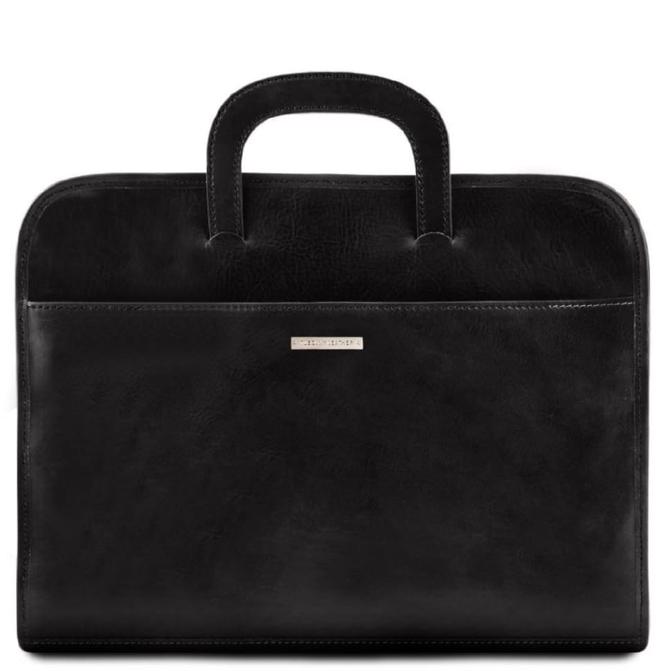 Мужская кожаная папка - портфель Tuscany Leather Sorrento TL141022 (Черный)