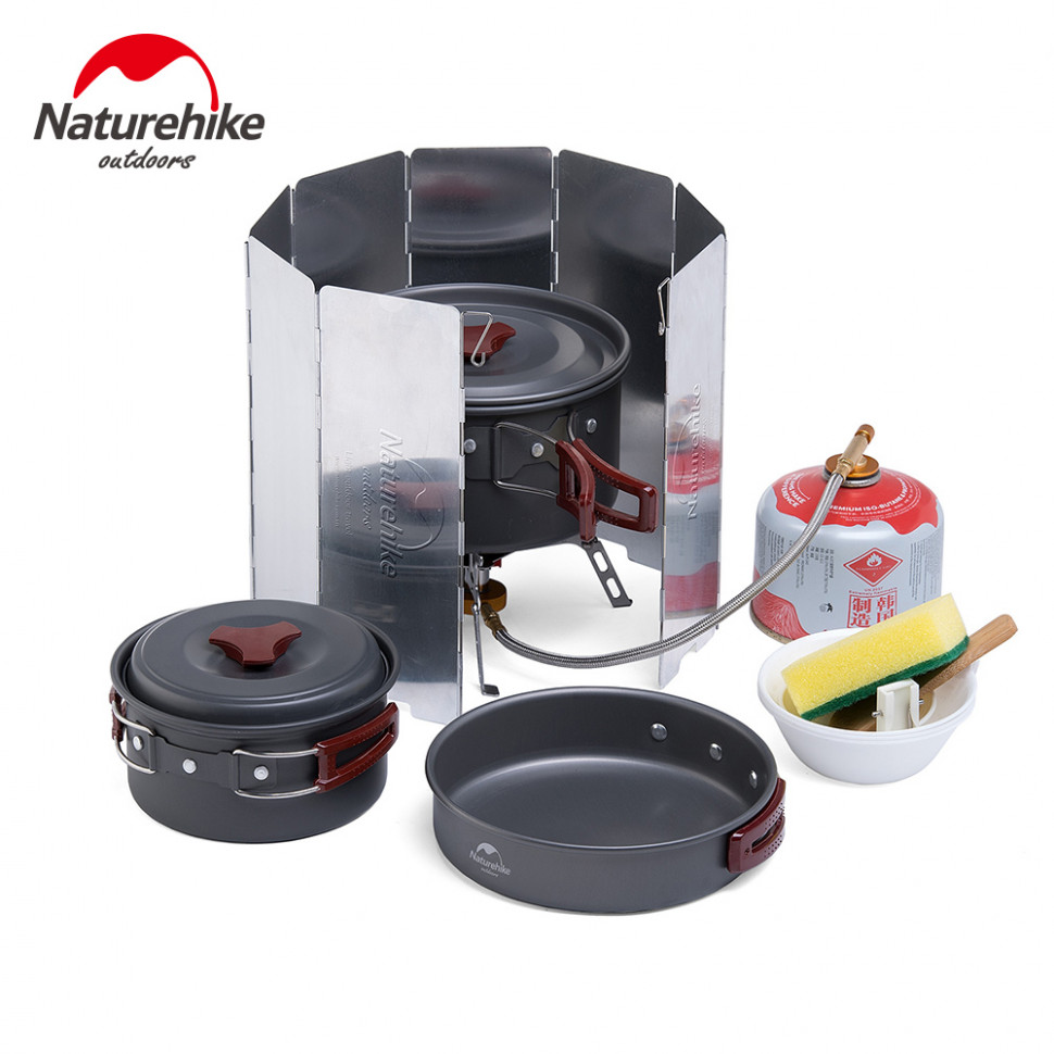 Вітрозахисний екран для пальника Naturehike NH 10 NH20CJ008 steel — 3