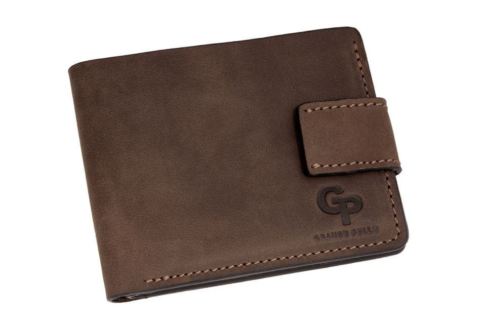 Портмоне Onda с застежкой, коричневый Grande Pelle 517120 — 3