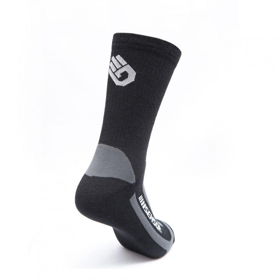Шкарпетки Sensor Treking Merino black-grey 1065674, SU41TM-black-grey-9-11 — 3