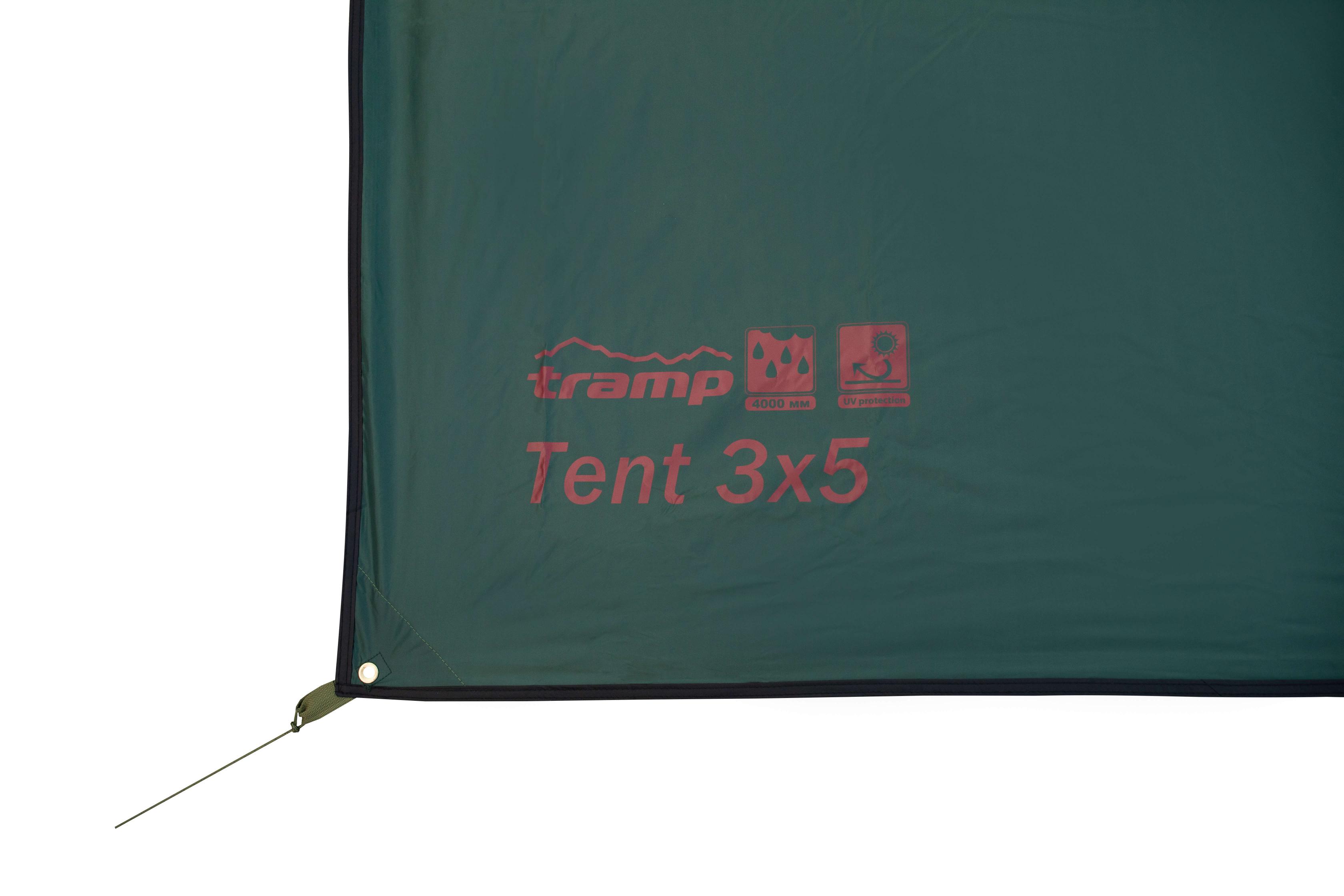 Тент Tramp Tent 3 х 5 green UTRT-101 — 4