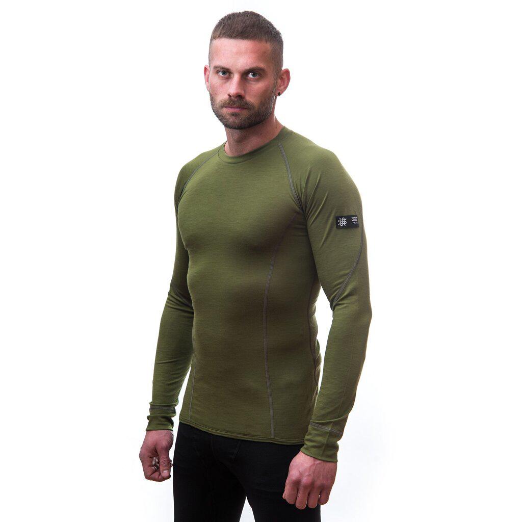 Термофутболка чоловіча Sensor Merino Active LS safari 17200019, SM11MA-safari-XXL — 2