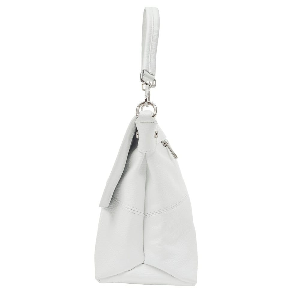 Кожаная женская сумка Virginia Conti Italy - Art03180white — 3