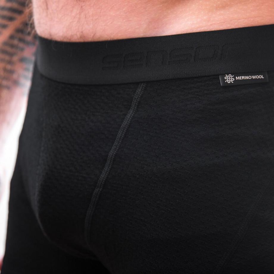 Термотруси чоловічі Sensor Merino DF black 15100027, SM21M-black-XXL — 4