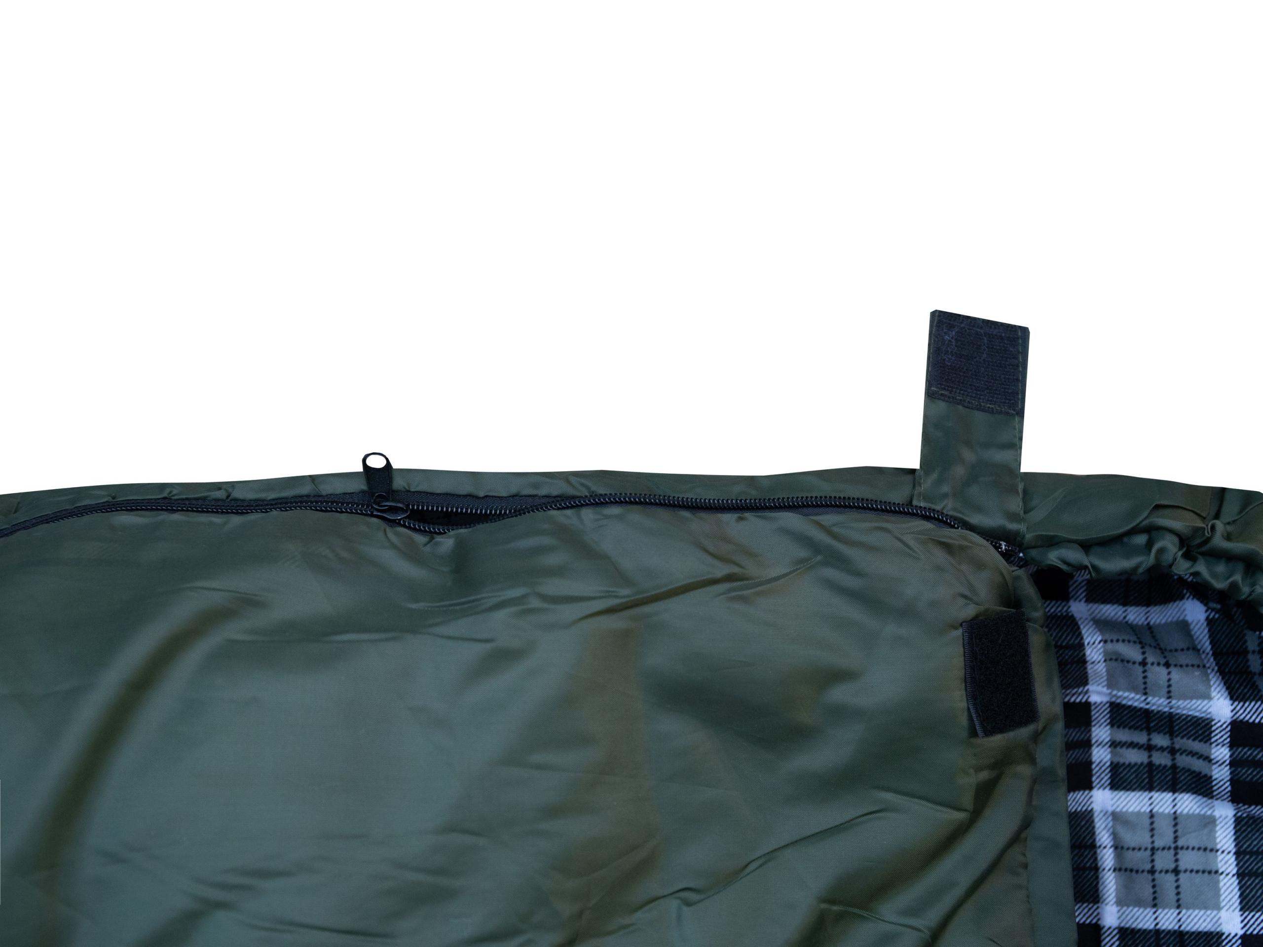 Спальний мішок Totem Ember Plus XXL ковдра з капюш лівий olive 190/90 UTTS-015 — 3