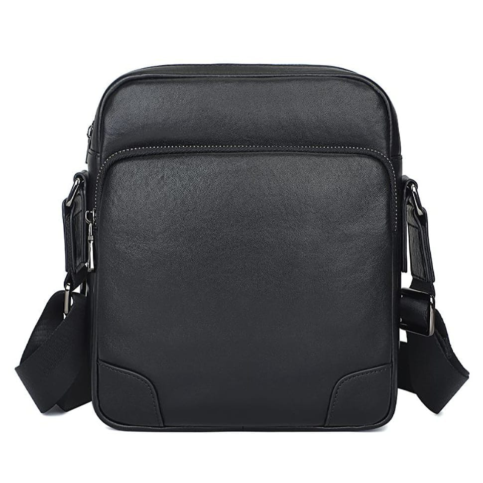 Сумка наплечная, мессенджер, телячья кожа JD1069A John McDee — фото 1