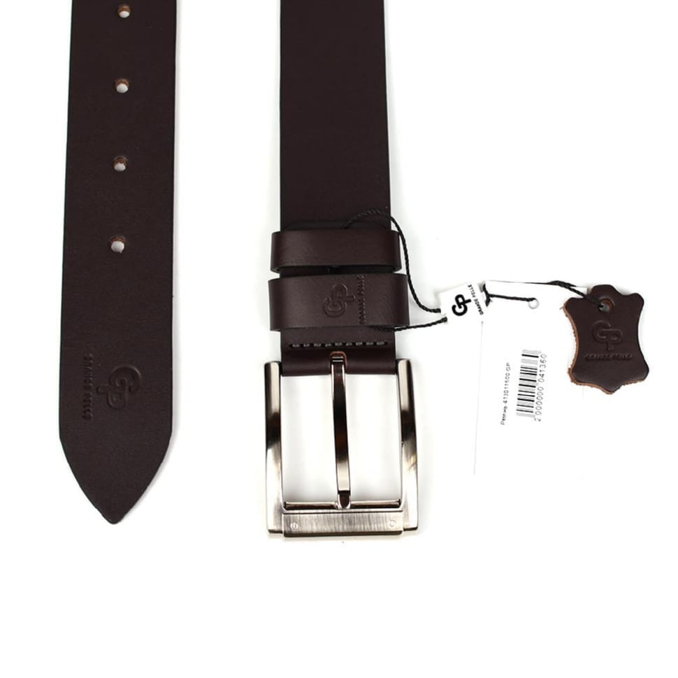 Кожаный ремень GP Grande Pelle 413011500 коричневый — 4