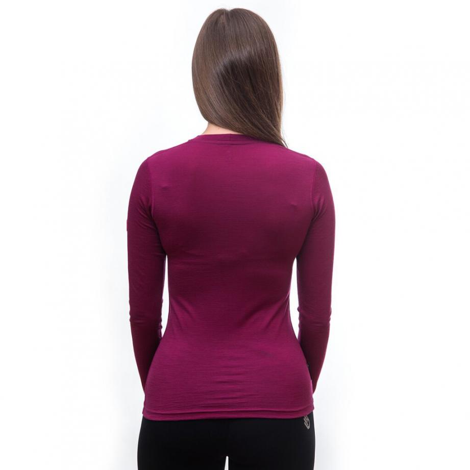 Термофутболка жіноча Sensor Merino Active LS lilla 12110027, SW11MA-lilla-L — 4