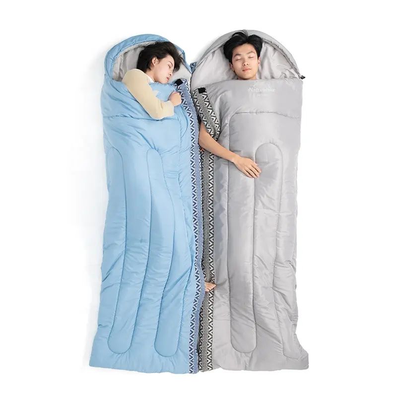 Спальник з капюшоном Naturehike L250 NH21MSD07, (9°C), лівий, сірий — 4