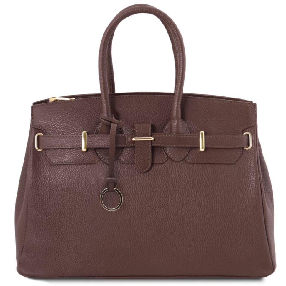 TL Bag Кожаная сумка женская Tuscany TL141529 (Coffee)